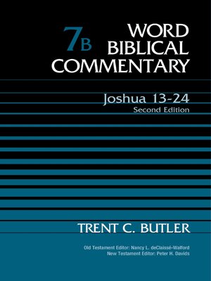 cover image of Joshua 13-24, Volume 7B